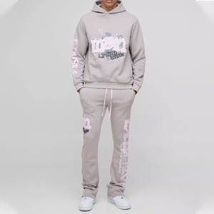 Chándal de hombre de calidad personalizada para correr hermoso diseño con logotipo personalizado conjunto de precios al por mayor - Product Image 1