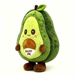 Peluche de aguacate personalizado, juguete de aguacate de peluche, lindo peluche de aguacate, peluche de fruta - Product Image 4