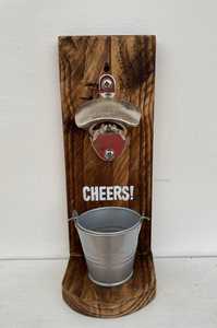 ที่เปิดฝาขวดทำจากไม้ติดผนังแบบครบวงจรคุณภาพระดับพรีเมี่ยมสำหรับใช้ในบ้านผับกลางแจ้ง - Product Image 4