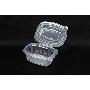 Contenitore per Alimenti Ovale con Coperchio a Cerniera in PP da 250cc - 15 Confezioni x 50 Pezzi - B2B - Product Image 4