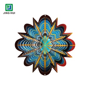 Filatore cinetico del vento 3d forme animali in acciaio inossidabile ornamento da giardino esterno in metallo cantiere sculture di vento pendenti filatori del vento - Product Image 5