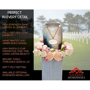 โกศเผาศพหินอ่อนสำหรับขี้เถ้าจากมนุษย์ - Product Image 6