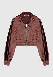 Tenues décontractées 2 pièces avec logo personnalisé pour femmes, veste courte à manches longues et fermeture éclair, ensemble de pantalons, survêtements personnalisés - Product Image 5