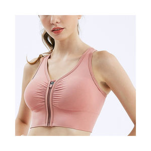 Nuevo sujetador de Yoga femenino a prueba de golpes de una pieza, ropa interior deportiva de tirantes anchos para Fitness al aire libre, ropa deportiva de gimnasio de secado rápido - Product Image 6