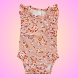 Mameluco de Algodón 100% Orgánico para Bebé, Suave, Transpirable, Ecológico, con Estampado Floral de Invierno, Unisex, Color Pantone Teñido, con Broches - Product Image 5