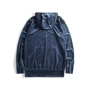 Nueva Sudadera con capucha de terciopelo de alta calidad para hombre, Sudadera con capucha de terciopelo de invierno impermeable de peso pesado, diseño bordado sólido antiretráctil - Product Image 6