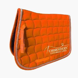 Tapis de selle de cheval anglais Accessoires pour chevaux Tapis pour équins Tapis de selle de saut à l'épreuve du suif Produits de course de chevaux d'Inde - Product Image 4