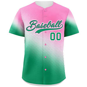 Camiseta de béisbol de calidad superior para hombre, deportes al aire libre, logotipo personalizado impreso, camiseta de béisbol de estilo único - Product Image 5