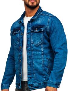 Veste en jean respirante, imperméable, à séchage rapide et écologique pour homme, printemps 2026, style streetwear, avec doublure, couleur personnalisée, service OEM - Product Image 2