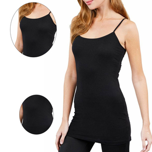 เสื้อกล้ามผู้หญิงยอดนิยมสไตล์กล้ามเนื้อและลำลองสีทึบดีไซน์เป็นเอกลักษณ์มาใหม่จากผู้ผลิต - Product Image 2