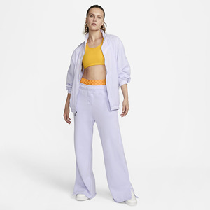 Tenue fabrication Design classique jambe large cloche bas taille haute respirant poches arrière Flare femmes tricoté pantalons de Yoga - Product Image 6