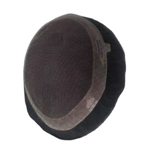 Perruque et patchs de cheveux 100% humains Remy indiens, prothèse, ondulation naturelle, ondulation profonde, cheveux Taz Bangladesh, bonnet U-Part, écologique - Product Image 1