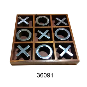 Tic-Tac-Toe Fun Juego de mesa OX Game Jumbo Juego de rompecabezas de madera Venta al por mayor Juego de Interior de madera a la venta al precio más barato - Product Image 4