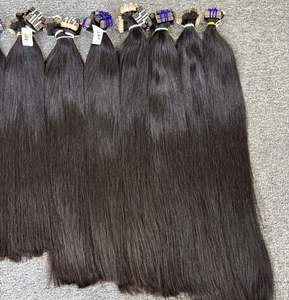 Meilleure vente 100% trame de cheveux bruts vietnamiens vierges de haute qualité cheveux raides naturels couleur claire teints Style Yaki grand ruban adhésif - Product Image 4