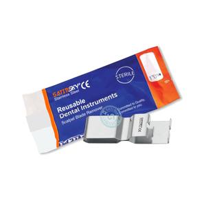 Ciseaux dentaires en acier inoxydable Tc avec poignée dorée Acier inoxydable en acier fabriqué à partir de AISI 420 - Product Image 3