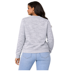 เสื้อสเวตเชิ้ตคอกลม Heather Grey 08 Soror สีชมพูและสีเขียว สไตล์นักศึกษาหญิง สำหรับกลุ่มเพื่อนร่วมชั้นเรียน  ชุดลำลองทันสมัย - Product Image 2