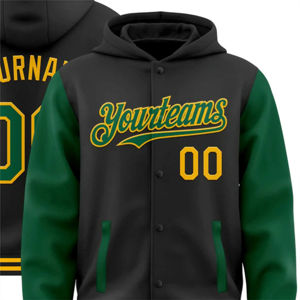 High Quality Sportswear Embroidery Patch <b>Hoodies</b> Custom Team Name Polyester <b>Hoodie</b> Breathable Fabric Men's Sporty <b>Hoodie</b> Black - Product Image 3