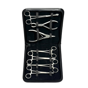 Kit de Pinzas Manuales para Perforaciones Corporales de Acero Inoxidable, Herramientas Quirúrgicas de Primera Calidad, Certificación CE, Empaque Personalizable - Product Image 1
