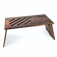 FIDA FURNITURE Dudukan Laptop Kayu Lipat Modern untuk Tablet Laptop Desain Tahan Lama Portabel Kerajinan Tangan Premium