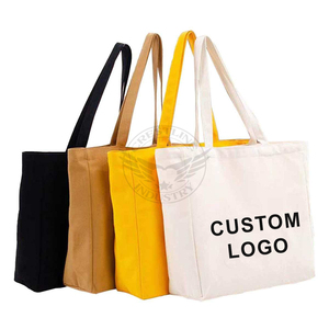 Sac fourre-tout en nylon réutilisable écologique de grande capacité pour les courses et les cadeaux, avec logo imprimé, poignée en corde, quatre saisons - Product Image 3
