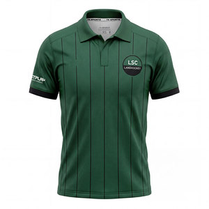 Polo deportivo de golf para hombre diseñado con material que absorbe la humedad para mayor comodidad durante el práctica deportiva y el uso diario activo. - Product Image 1