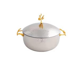 Pot en acier inoxydable isolé de vente chaude avec poignée en acier Pot en acier inoxydable de qualité supérieure durable et fonctionnel - Product Image 4