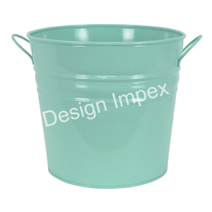 Ngoài Trời Nguồn Cung Cấp Vườn Xô Chất Lượng Cao Kim Loại Đa Chức Năng Lưu Trữ Xô Và Trồng Với Xử Lý Sản Xuất Tại Ấn Độ - Product Image 4