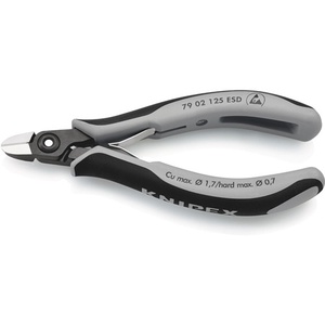 Precision Electronics Side <b>Cutters</b> 125mm Beveled <b>Edge</b> ESD Safe Form 0 - Product Image 5