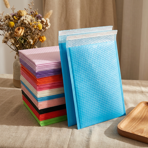 CCpackage Custom Blue <strong>Bubble</strong> <strong>Mailer</strong> Waterproof Padded Shipping Bag With Custom Logo Self Seal Poly <strong>Mailer</strong> for Business - Product Image 2