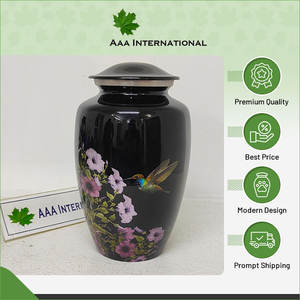 Diseño personalizado, hermosas urnas de cremación de aluminio y metal altamente duraderas Premium de tamaño adulto para proveedor mayorista - Product Image 5