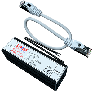 Parafoudre RJ45 Ethernet 1000 Mbps CAT6 POE, dispositif de protection de signal réseau LAN en ligne - Product Image 1
