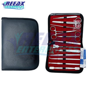 Kit de dissection de 22 pièces en acier inoxydable à utiliser à l'hôpital avec étui pour étudiants en biologie vétérinaire par REEAX ENTERPRISES - Product Image 4