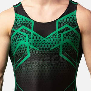 Sin mangas Entrenamiento Ropa de baile Color personalizado Hombres Vestido de gimnasia Diseño personalizado Hombres Vestido de gimnasia - Product Image 4