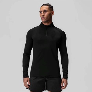 Veste athlétique Quarter Zip pour hommes-Veste de performance légère et respirante pour les entraînements et les vêtements décontractés - Product Image 1