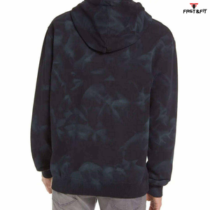 Sudadera con Capucha de Forro Polar Bordado con Lavado Ácido de Invierno, Venta Caliente, Corte Regular, Manga Larga, Color Sólido, 100% Algodón - Product Image 2