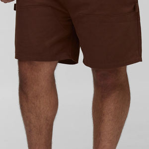Servicio OEM para Compradores al por Mayor, Pantalones Cortos Cargo de Algodón 2026 para Hombre, Color Sólido, Precio al por Mayor, Ropa Casual, Logotipo Personalizado, Cintura Elástica - Product Image 4
