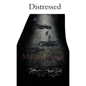 Pantalones Vaqueros Unisex de Mezclilla con Lavado Ácido, Desgastados, Sólidos, con Efecto Desteñido por el Sol, Bordado 3D, Diseño Recto Transpirable, Estilo Vintage Personalizado - Product Image 4