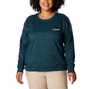 Sweat-shirt cordé en velours côtelé épais et décontracté à col ras du cou brodé surdimensionné du Pakistan 2025 - Product Image 6