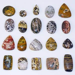 Natural Ocean Jasper Loose Cabochon Natural Ocean Jasper Piedras preciosas Venta al por mayor Curación Tumbled Piedras preciosas sueltas Fabricación de joyas - Product Image 5