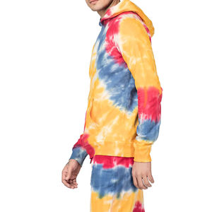 Diseño personalizado Tie Dye Unisex gimnasio chándal transpirable Oversize ropa de invierno conjunto Tie Dye chándal para hombres pantalones de chándal Jogging Wear - Product Image 3
