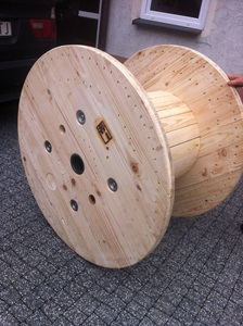 Bobine de câble en bois bois/contreplaqué matériau bois/contreplaqué bobine de câble de tambour de conception personnalisée fournisseur doré kit de chute tambour de câble - Product Image 6