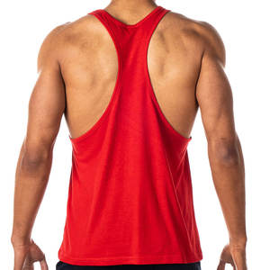 OEM Men's Casual Gym Singlets Custom Cotton Spandex Tank Top Sports Stringer <b>Vest</b> for <b>Bodybuilding</b> Fitness Washed Technics - Product Image 5