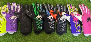 Nouveaux gants de gardien de but professionnel avec protecteur de doigt gants de gardien de but pour enfants adultes entraînement de Football lisse en Latex épais - Product Image 5