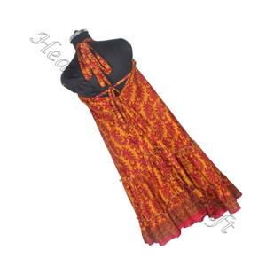 SD009 Saree / Sari / Shari indien et pakistanais vêtements de l'Inde Hippy Boho vente chaude indien à la main Vintage Sari robe en soie - Product Image 4