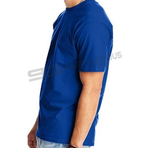 Camiseta de manga corta de algodón con cuello redondo de bambú ultrasuave para hombre, camisetas Bella Canvas Ringer con patrón sólido - Product Image 4