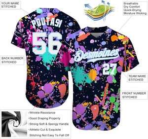 T-shirt de baseball anti-bactérien à manches courtes pour homme, imprimé par transfert thermique, en polyester/nylon, coupe classique, vente en gros OEM - Product Image 4