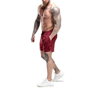 Pantalones cortos de gimnasio para hombre, 100% algodón de secado rápido, tejido de una sola capa, decoración Vintage, respetuoso con el medio ambiente, 6XL-Casual Fitness - Product Image 2