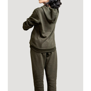 2025 femmes à capuche décontracté solide survêtement haute qualité mode vêtements actifs course en gros personnalisé emballage OEM - Product Image 6