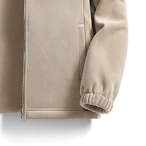 Veste en polaire pour homme, veste décontractée d'hiver pour homme, veste matelassée à col montant pour homme - Product Image 6