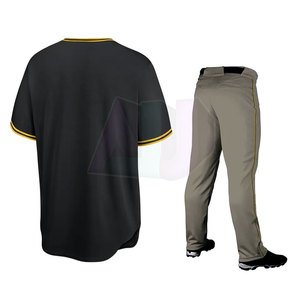 Uniforme de Béisbol para Hombre, Transpirable, Talla Grande, Ligero, de Secado Rápido, Alta Calidad, 100% Poliéster, Personalizable - Product Image 2
